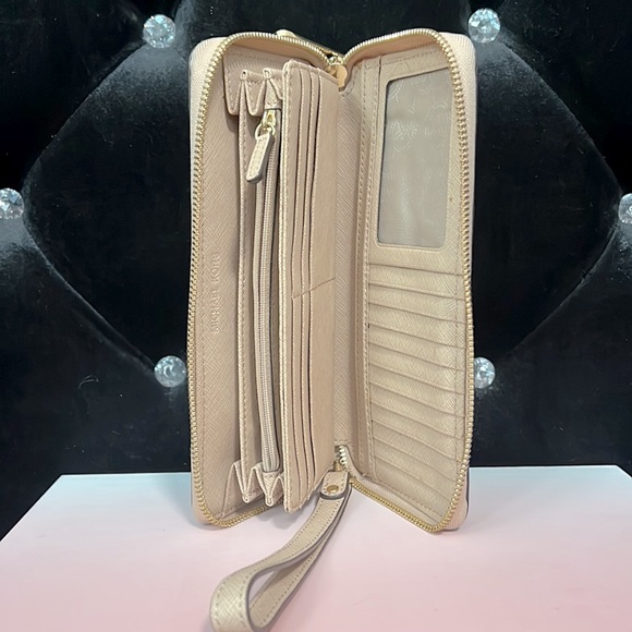 MICHAEL KORS Large Continental Wristlet Wallet in Oyster. 32S5GTVE9L - Picture 7 of 10